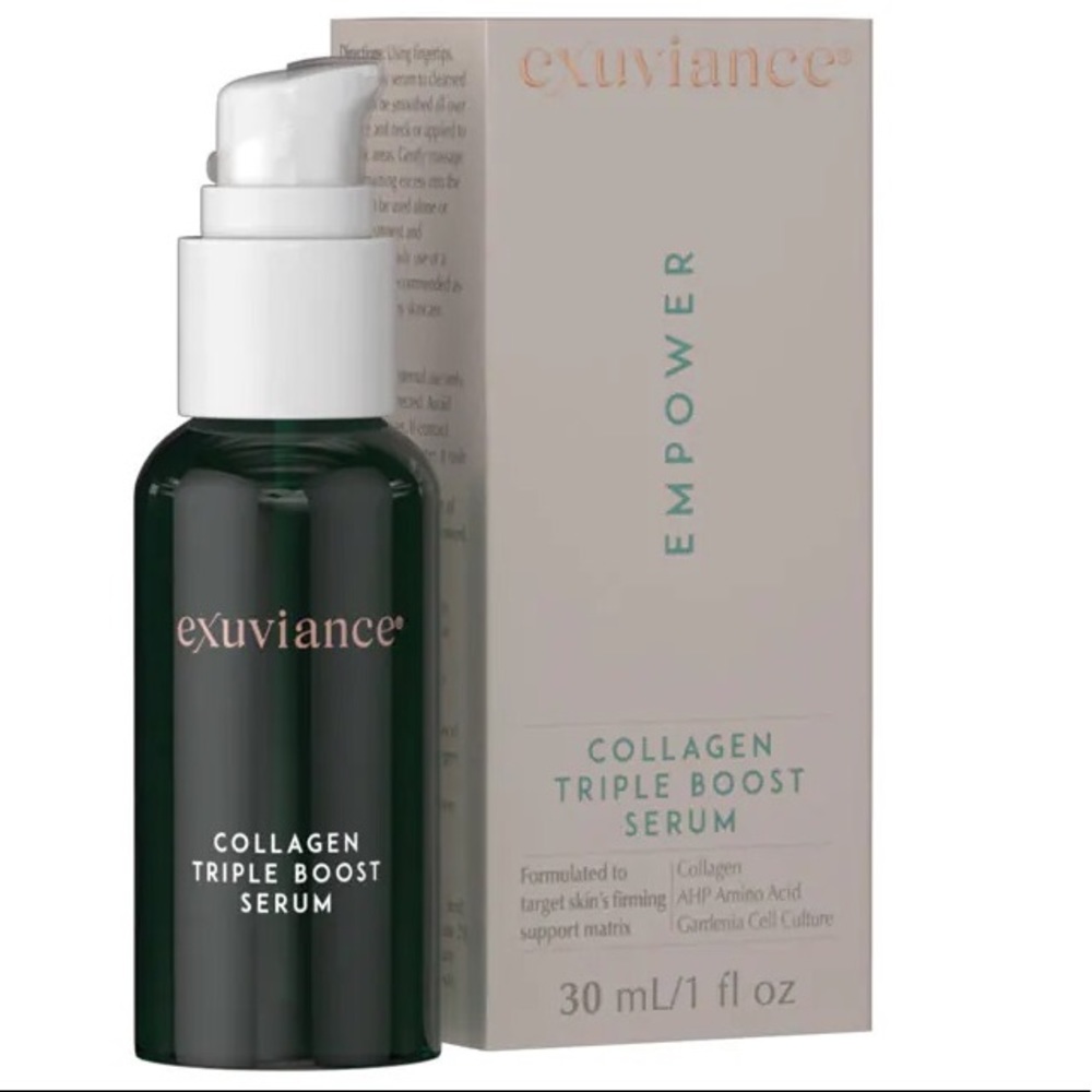 2 for $60 Exuviance Empower collagen triple boost serum 30ml/1 fl oz